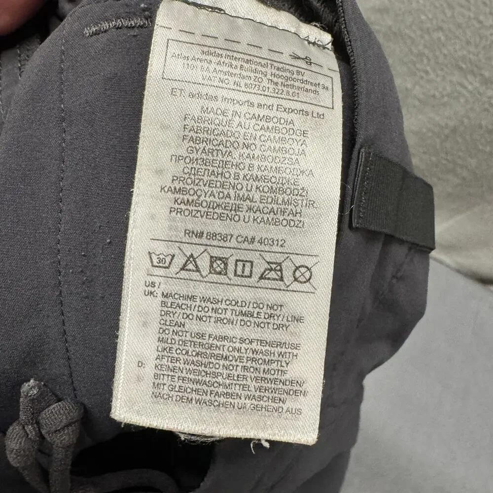 adidas Terrex Multi Pants Mens 36‎ (33-36x32 ACTUAL) Gray Hiking Activewear